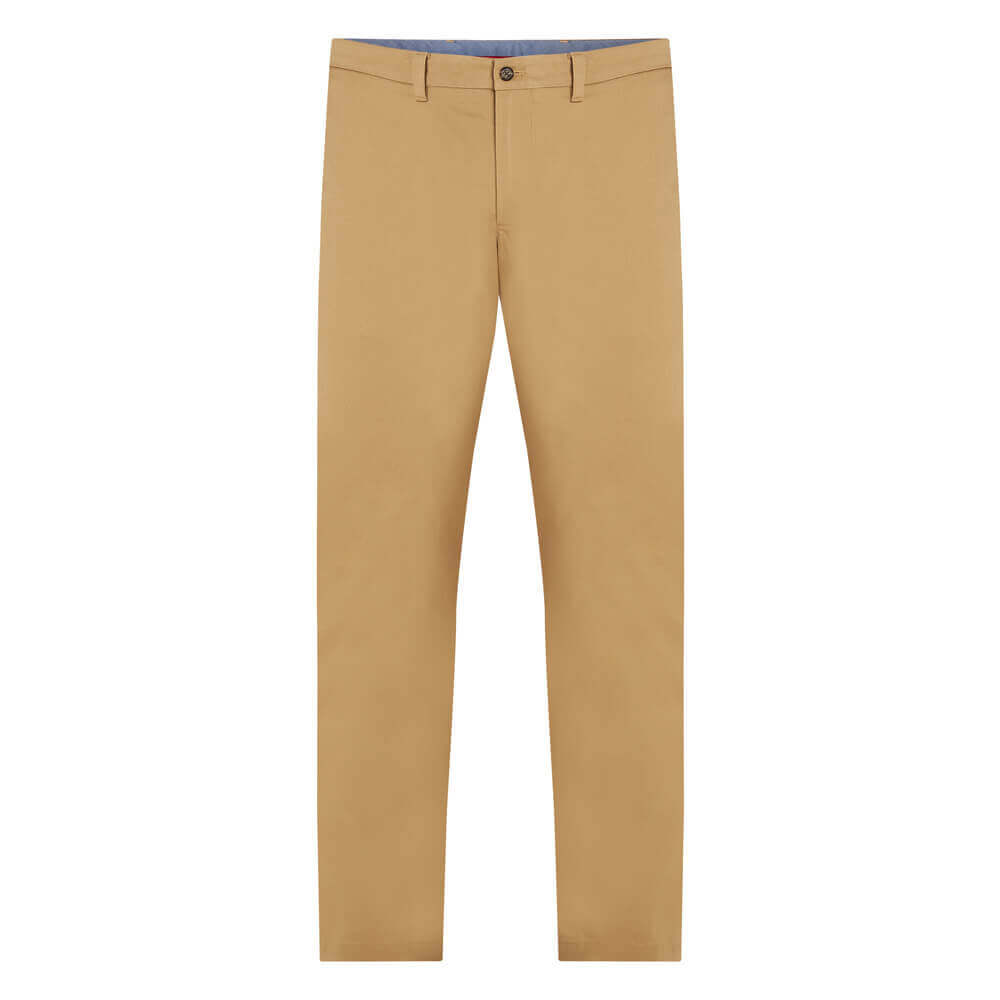 Tommy Hilfiger Denton Printed Stretch Cotton Straight Chinos